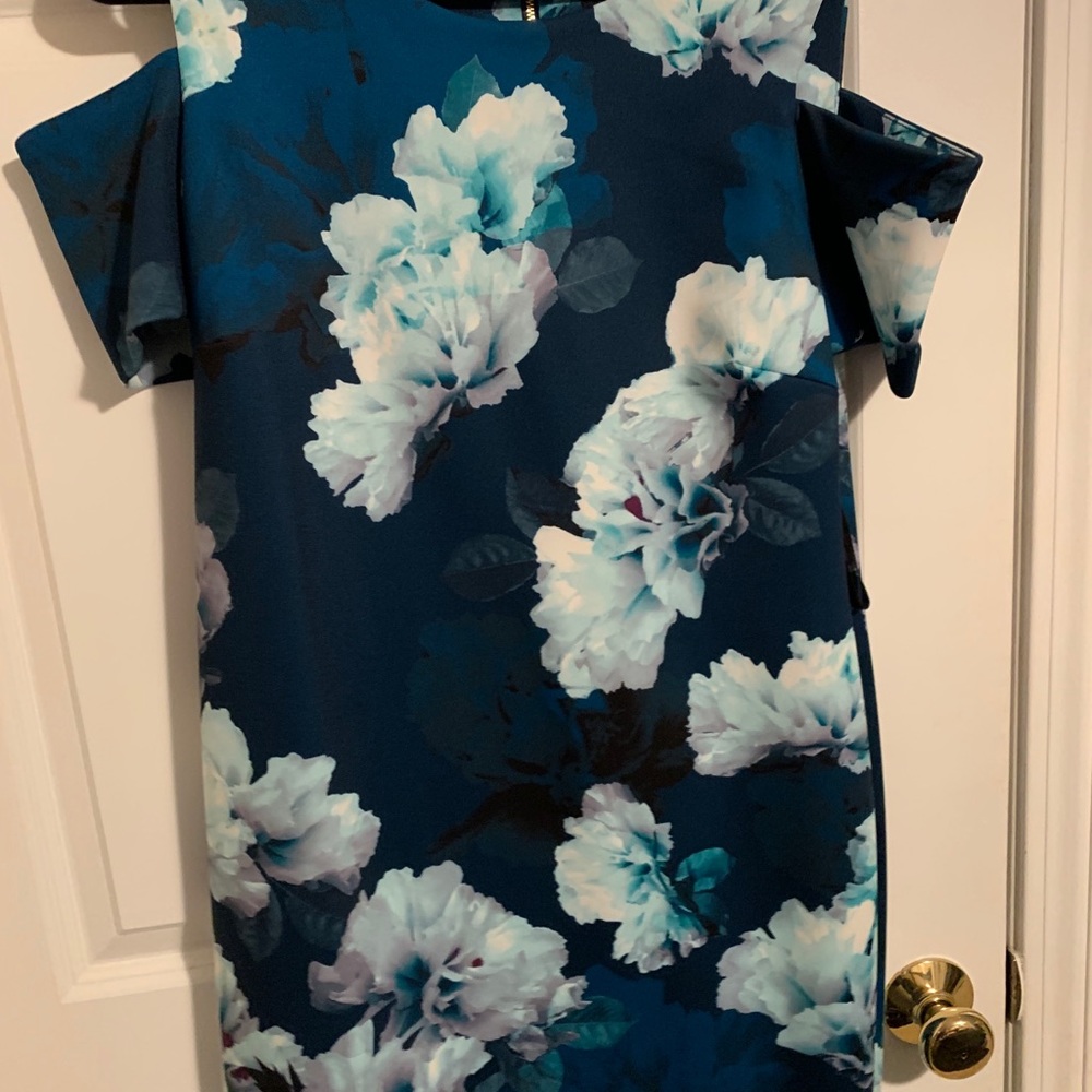 Blue Floral Dress